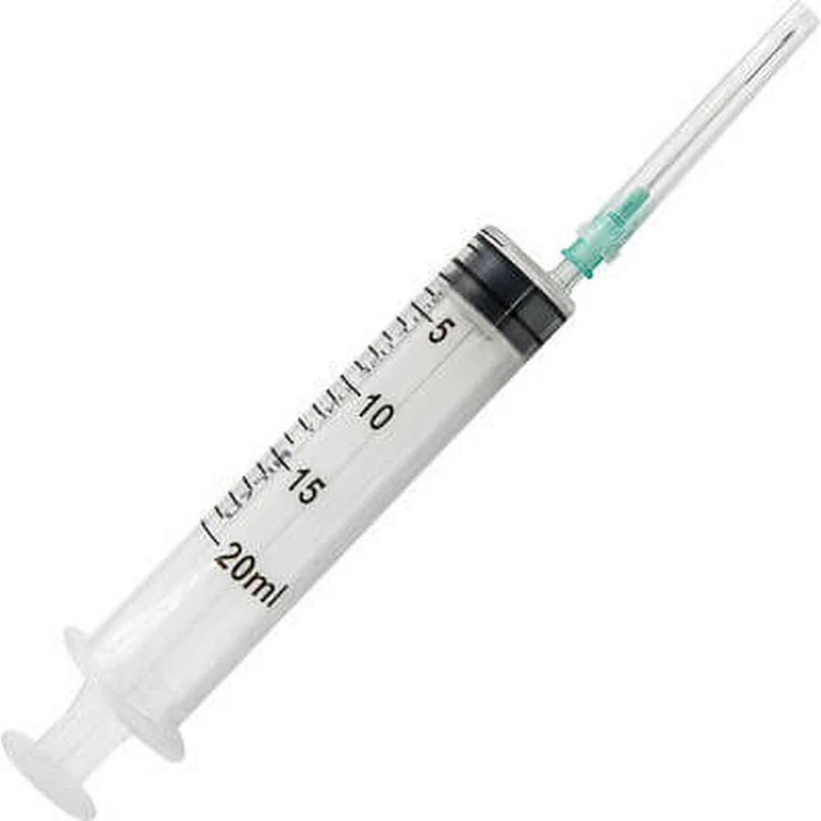 NIPRO Syringe With Needle 20ml 21G 1 1/2" 1 piece