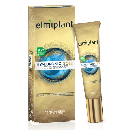 Hyaluronic Gold Anti-Wrinkle Eye Filler, 15 ml, Elmiplant