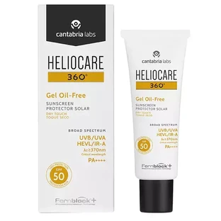 Heliocare 360 Dry Texture zonbeschermingsgel met SPF 50, 50 ml, Cantabria Labs