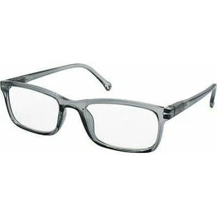 EYELEAD Korrektionsbrille - Lesebrille mit Coquina Rahmen Transparent Grau E181 +4.00