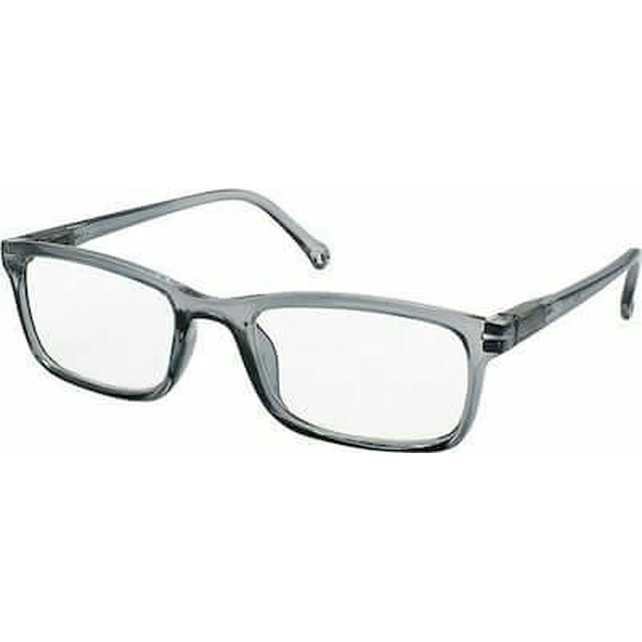 EYELEAD Korrektionsbrille - Lesebrille mit Coquina Rahmen Transparent Grau E181 +4.00