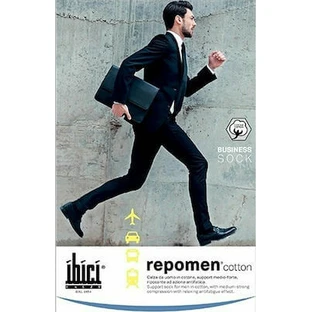 SEGRETA Ibici Calcetín Baja Rodilla Hombre Repomen 16/20mmHg Azul