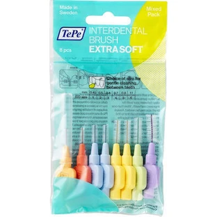 TEPE Interdental Brush Extra Soft All Sizes Interdental Brushes, 8 pieces