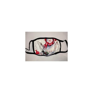 ROYALTY Stoffen Kindermasker X-Mas Editie Witte Sneeuwpop x1