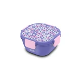 NAVA Plastic Food Container Square We Care Purple 1700ml (10-259-010)