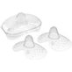 MAM Nipple Shields Skinsoft Silicone Nipple Shields SkinSoft Silicone Nipple Protectors For Natural Feeling, Medium