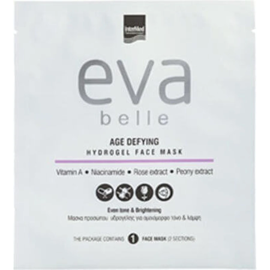 EVA Belle Age Defying Hydrogel Gezichtsmasker Hydrogel Gezichtsmasker Voor Gelijkmatige Tint & Glans 1 stuk
