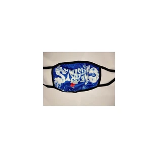 ROYALTY Stoffen Masker Kinderen X-Mas Editie Blauw Vrolijk Kerstfeest x1