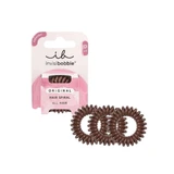 AMBITAS Invisibobble Original Pretzel Brown Hair Ribbons 3 Pieces