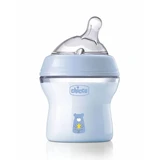 CHICCO Biberón de plástico Natural Feeling con tetina de silicona para 0+ meses 150ml azul [81311-20]