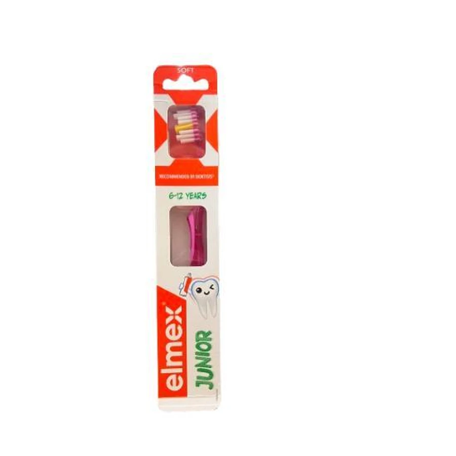 ELMEX Junior Toothbrush for 6+ Years Blue - Pink
