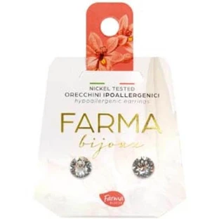ORION Farma Bijoux Pendientes hipoalergénicos con strass
