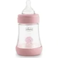 CHICCO Perfect 5 Intui-Flow System Plastic Baby Bottle For 0+ Pink 150ml [20211-10]