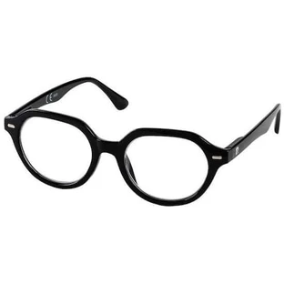 EYELEAD Presbyopia Glasses E269 Black Round Round Bone in 1.00