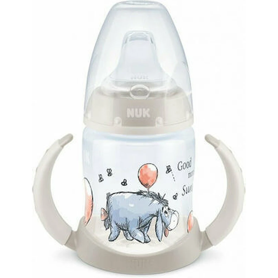 NUK First Choice Training Bottle Disney Winnie the Pooh With Temperature Indicator For 6-18 Months 150ml 10.743.945 - White