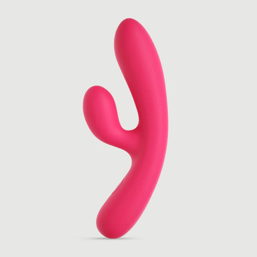 Starter's Powerful Rosie Liquid Silicone Rabbit Vibrator - Red