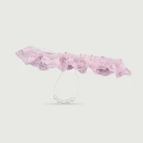 Pearl & Lace String Panty - Light Pink