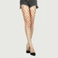 Long Sheer Tight Fence Net Pantyhose - Black - One Size