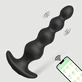 Axel App Bolas Anales VIbradoras de Silicona Controladas - Negro
