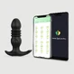 Power Thruster App Controlled Prostate Silicone Prostate Thrusting Vibrator - Black