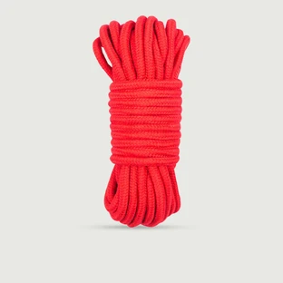 Cuerda de Bondage Shibari de tejido suave 10 m - Roja