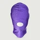 Capucha mediana con abertura para la boca - Morado