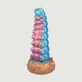 Silicone Octopuss Skin Dildo 20 x 5,3 cm - Blue