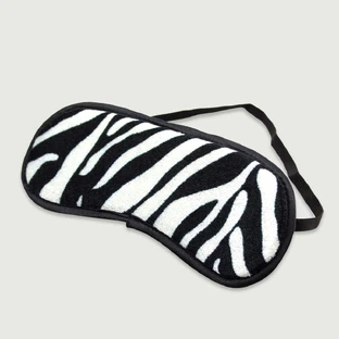 Zebra Blindfold - Black/White