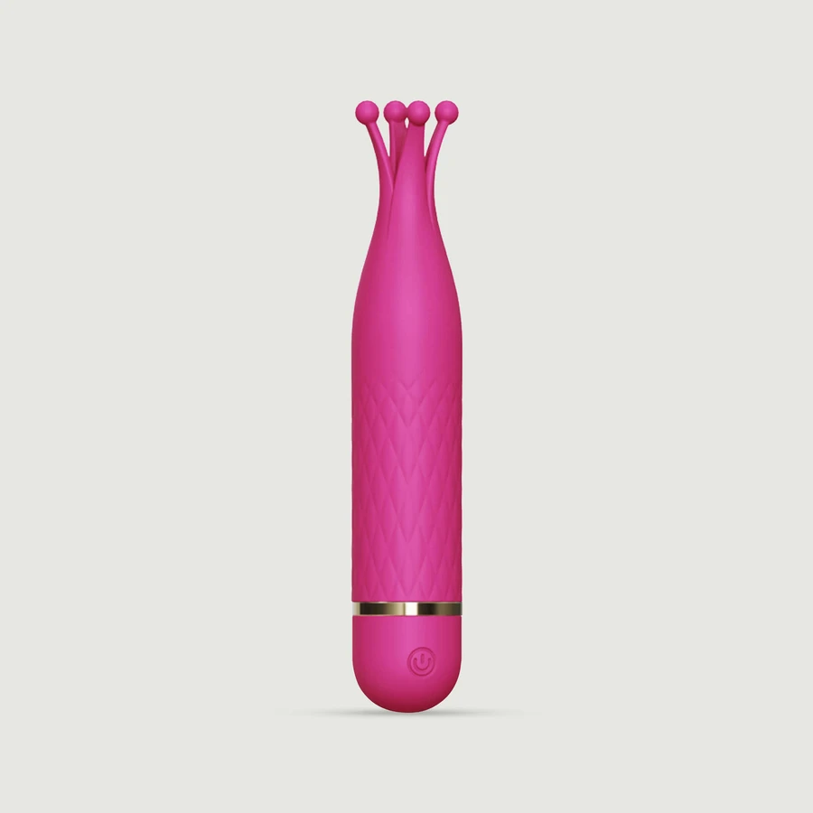 Harmonia Mini Silicone 10 Function Vibrator - Red