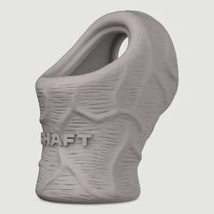 Schacht Model P Vloeibare Silicone Cock & Ball Stetcher - Grijs