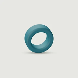 Cool Silicone Cock Ring - Green