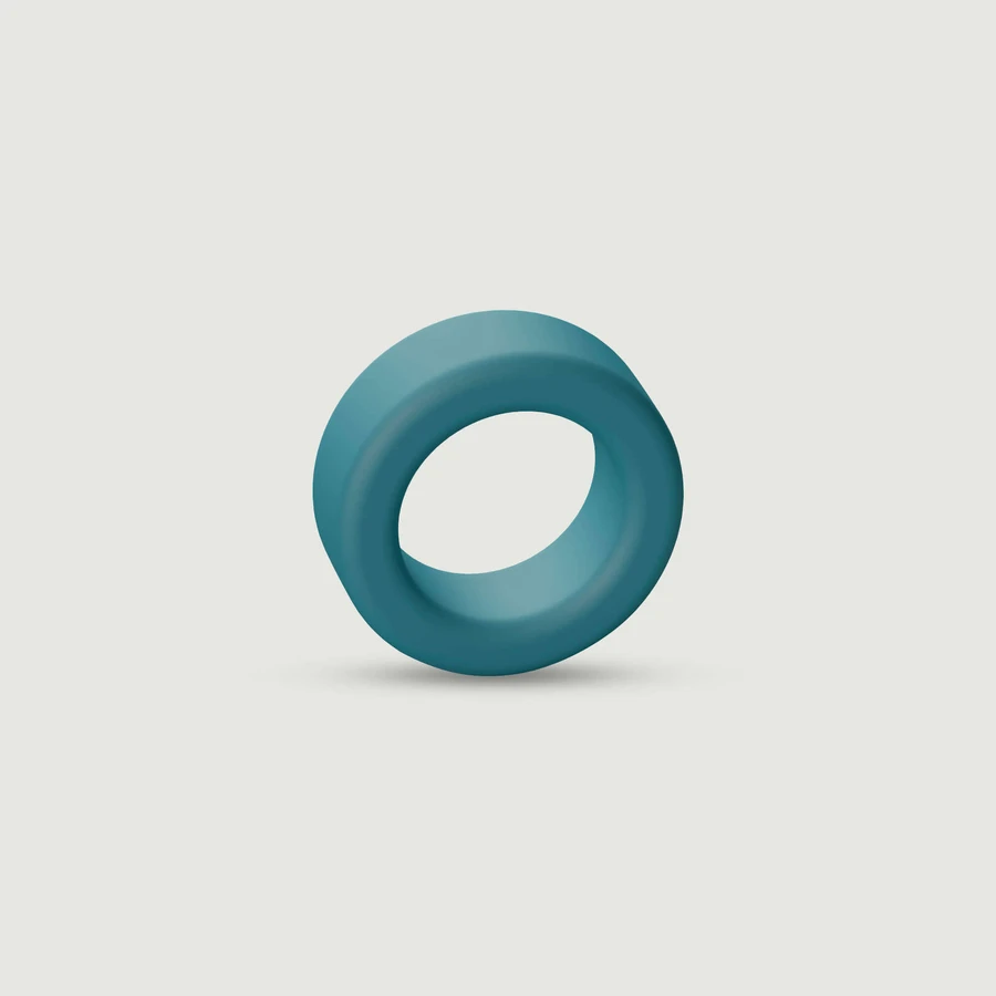 Cool Silicone Cock Ring - Green