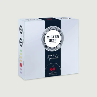 Préservatifs Mister Size Pure Feel 60 mm - 36 pièces