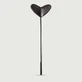 Cupid Strike Series Heart Tip Leren Gewaad 33 cm - Zwart