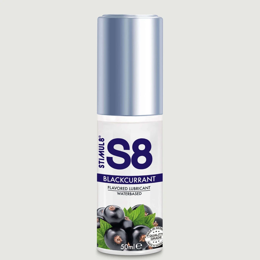 S8 Lubricante a base de agua con sabor a grosella negra - 50 ml