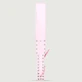 Leather Paddle With Studs & Wrist Strap - Pink