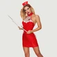 Sexy Assistant Nurse Costume - Red - Small