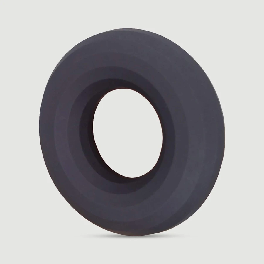 The Perfect O Liquid Silicone Flexible Cock Ring 40 mm - Schwarz
