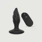 Dark Desires Angelina Rotating Remote Controlled Butt Plug - Black