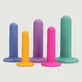 Sexopolis Wellness Vaginale Silicone Dilatorset - Veelkleurig