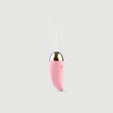 Gekrümmter Delight Silikon Handvibrator mit Kugel - Rosa