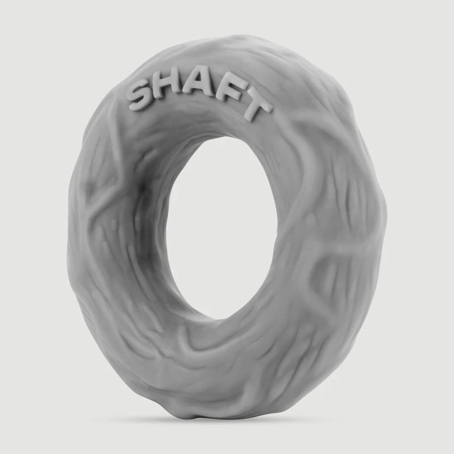 Schacht 1R Vloeibare Silicone Flexibele Kleine Cock Ring - Grijs