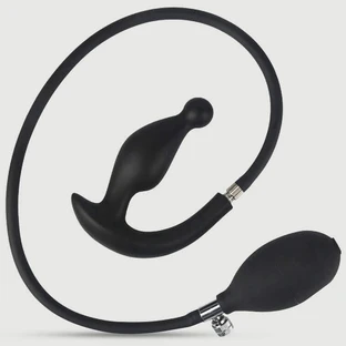 Inflatable Cheeky Butt Plugg 9 x 3 cm - Black