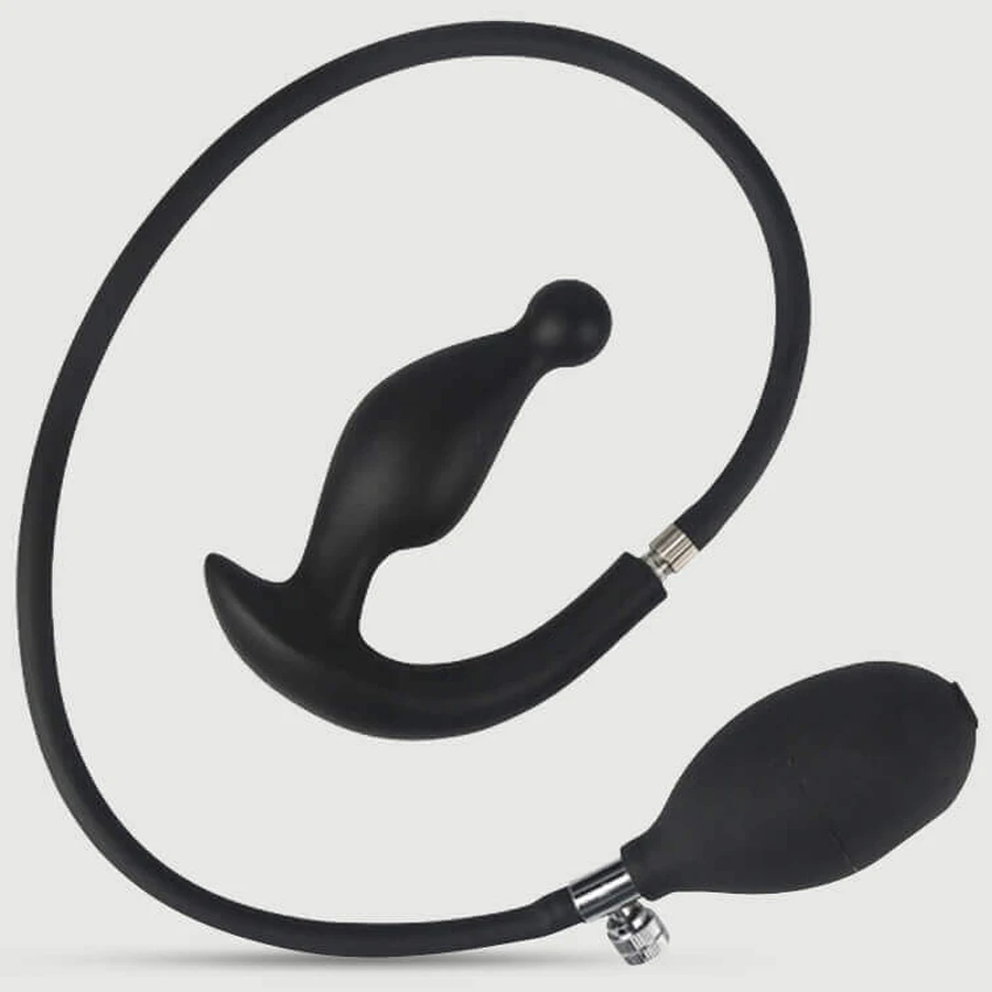 Inflatable Cheeky Butt Plugg 9 x 3 cm - Black
