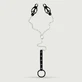 Nipple Clamps With Chains & Penis Ring - Black