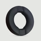 Flexibele Hard Knot Silicone Cock Ring 40 mm - Zwart