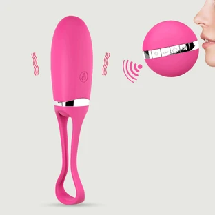 Secret Delight stemgestuurde, op afstand bediende deluxe vibrator - Roze