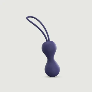 Joia Premium Silicone Cone Balls - Deep Purple
