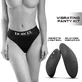 Discreet Panty XL Vibrador Térmico con Mando a Distancia - Negro