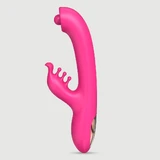 Sexopolis Giselle Vibrador Conejito de Silicona con Punta Giratoria - Rosa